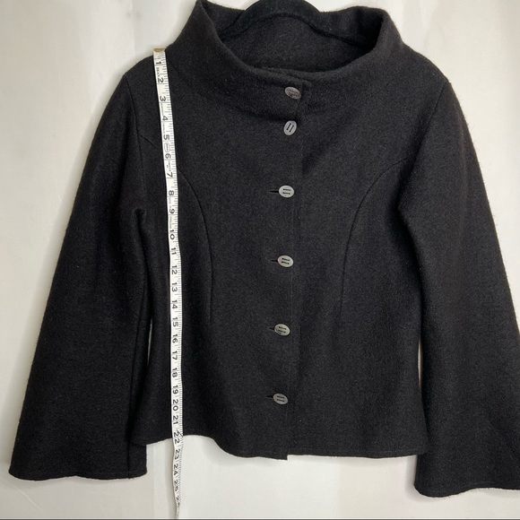 Beyond Threads Alpaca and Wool Blend button Up Long Sleeve Jacket Size Small - Picture 3 of 9